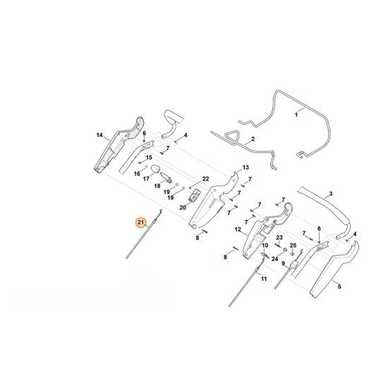 STIHL   Cięgno 6375 700 7500